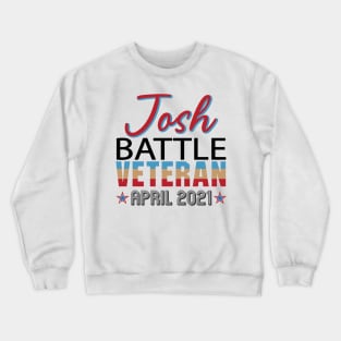 Josh Fight name battle veteran 2021 the best Josh Crewneck Sweatshirt